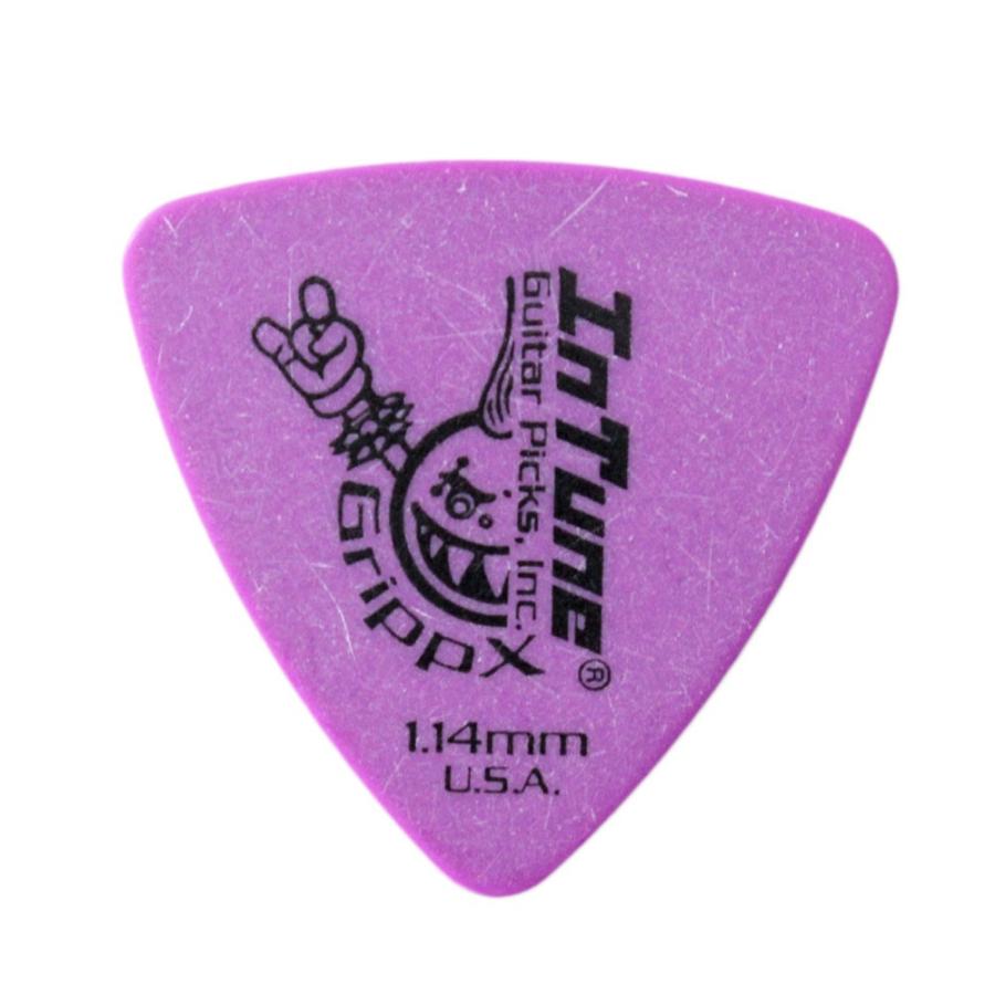 In Tune Guitar Picks DGP2-C114 GrippX-XXX 1.14mm Purple ギターピック×36枚｜chuya-online