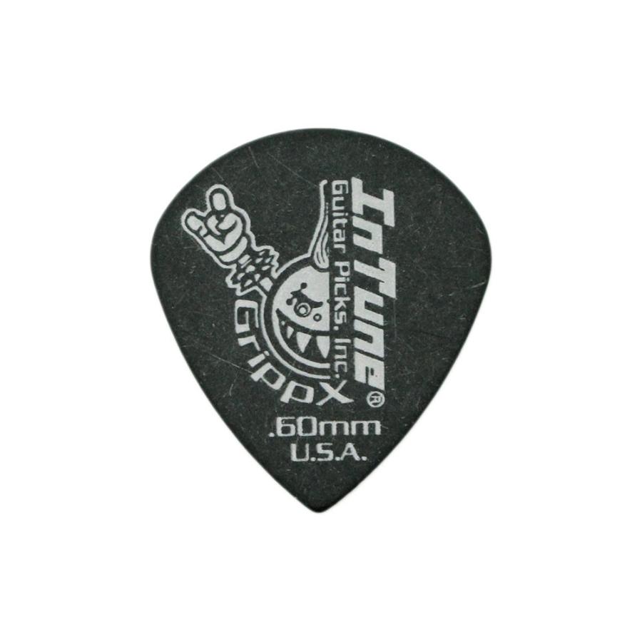 In Tune Guitar Picks DGP3-B60 GrippX-XJb 0.60mm Black ギターピック×12枚｜chuya-online