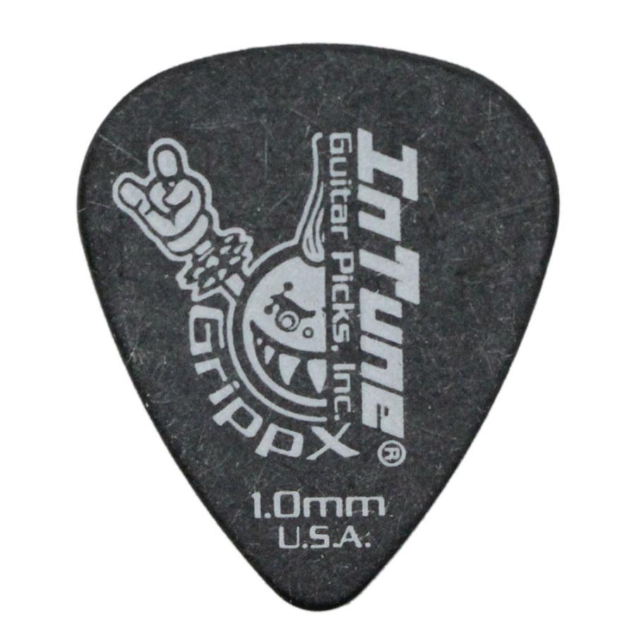 In Tune Guitar Picks DGP1-B100 GrippX-Xb 1.00mm Black ギターピック×12枚｜chuya-online