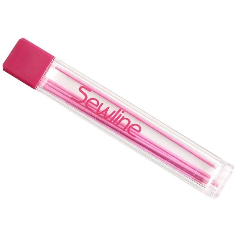 【送料無料】Sewline ソーラインシャープペンシル専用替芯 ピンク 6本入り | 