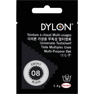 【送料無料】ダイロン マルチ エボニーブラック 湯染め 染料 家庭用染料 布用染料 dylon-multi-08 | 