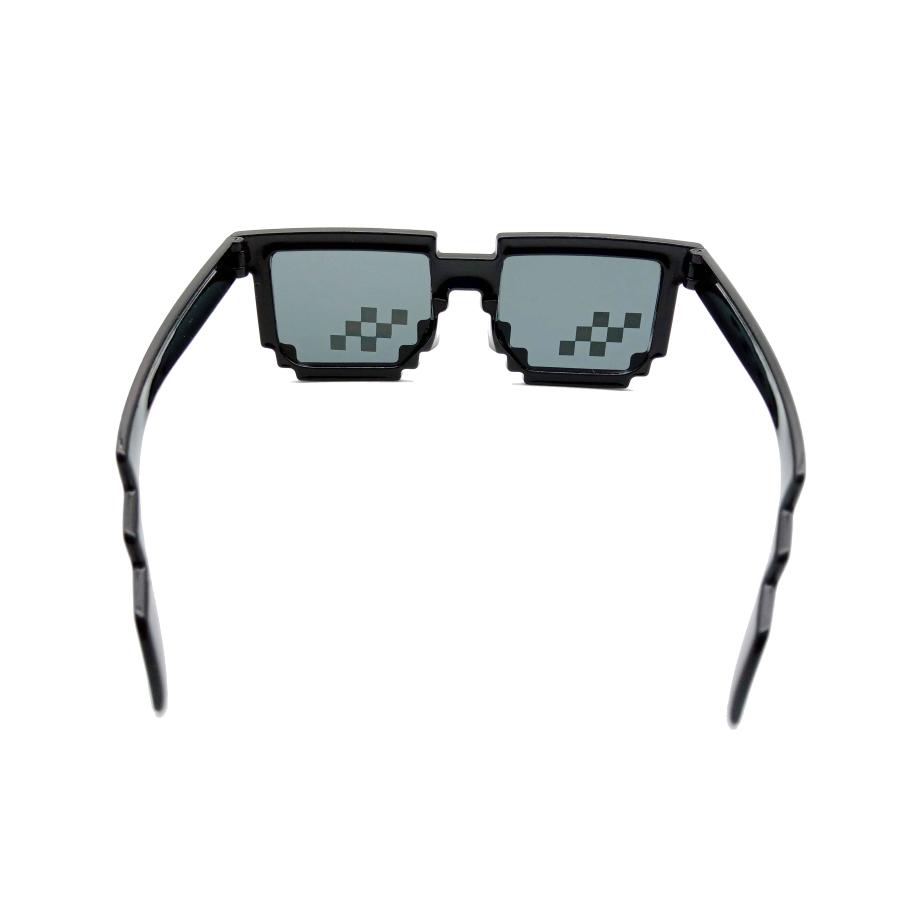 【数量限定】モザイクサングラス メガネ レンズあり 仮装 ブラック |  | 02