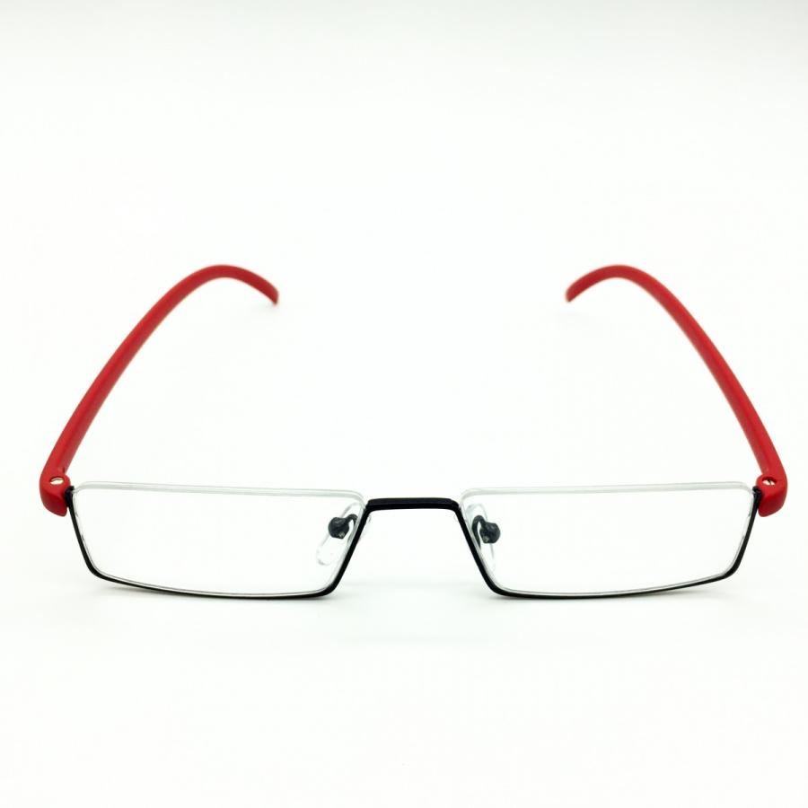 メガネ レディース アンダーリム 逆ナイロール 度なし スクエア 下ふち メガネケースとクロス付き |  | 03