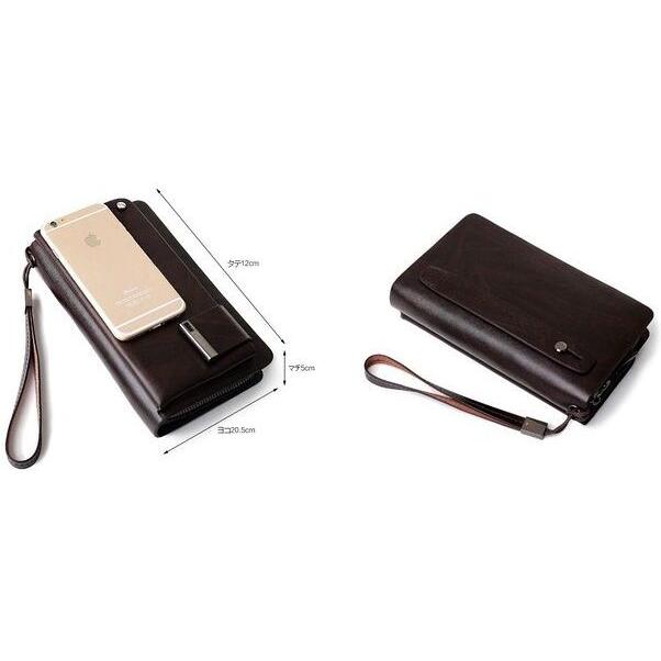 C.BROTHERS 長財布 メンズ ラウンドファスナー 本革 セカンドバッグ カードケース 大容量 小物 |  | 01