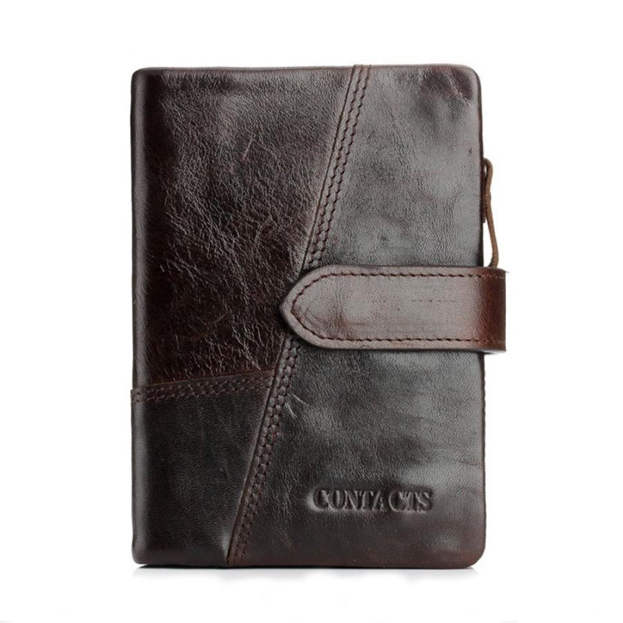 メンズ 本革 二つ折り財布 牛革 ラウンドファスナー 小銭入れ 免許証入れ カード８枚収納 コンパクト 柔らかい | 