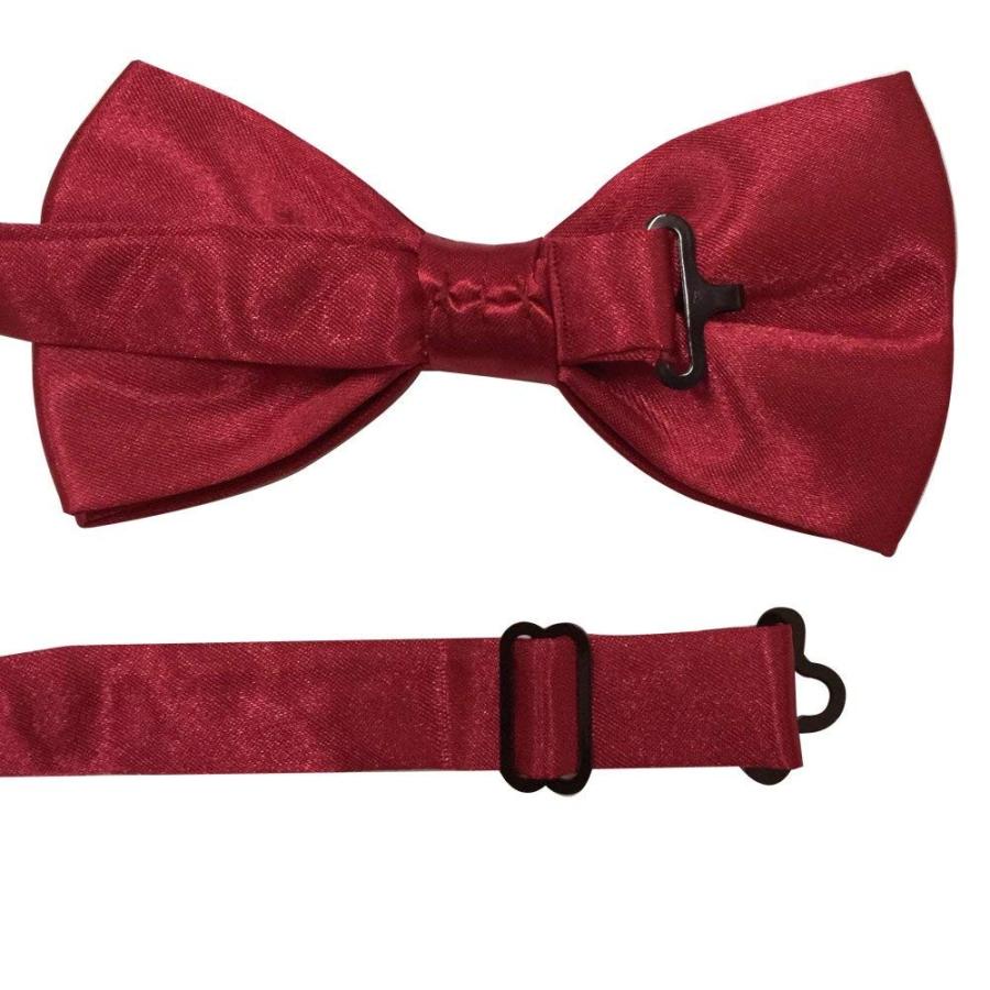 蝶ネクタイ 無地 光沢 ソリッド メンズ キッズ レディース 小物 ボウタイ |  | 10