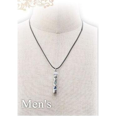 ネックレス ペア 砂時計 シルバー 笑顔カップル 恋人 ギフトセット付き レディース メンズ ファッション小物 |  | 01