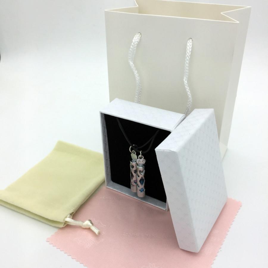 ネックレス ペア 砂時計 シルバー 笑顔カップル 恋人 ギフトセット付き レディース メンズ ファッション小物 |  | 03