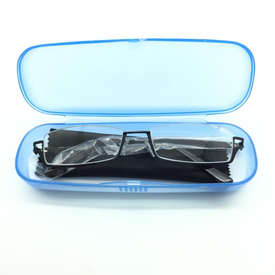 スクエア 眼鏡 フレーム アンダーリム メガネ 逆ナイロール メンズ レディース 小物 4色 |  | 09