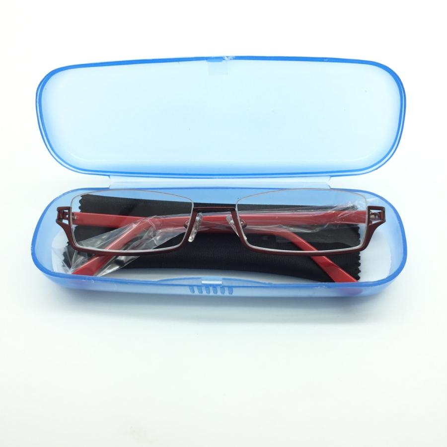 スクエア 眼鏡 フレーム アンダーリム メガネ 逆ナイロール メンズ レディース 小物 4色 |  | 03