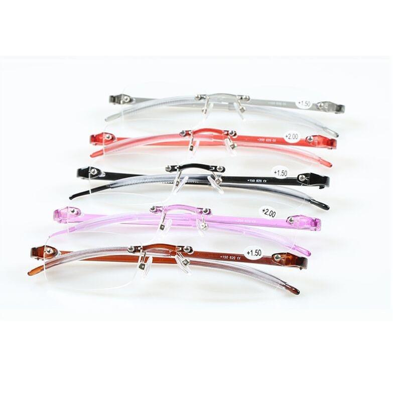 老眼鏡 軽い リーディンググラス 枠なし 弾性 柔らかい メガネ メンズ レディース 小物 | 
