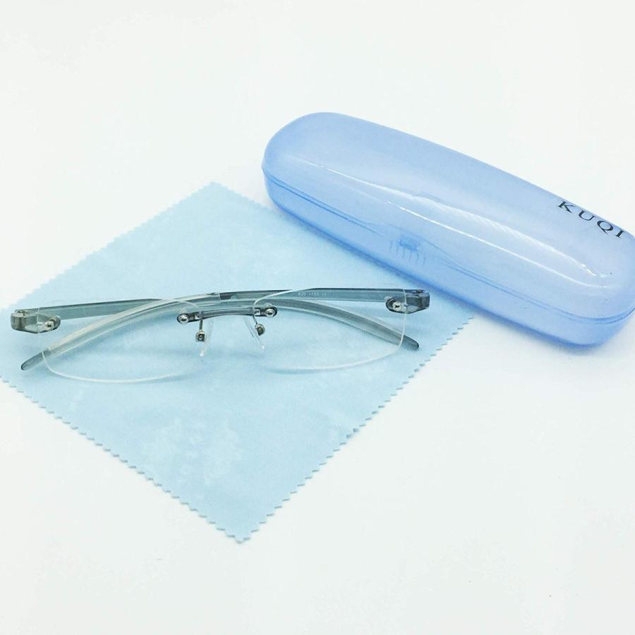 老眼鏡 軽い リーディンググラス 枠なし 弾性 柔らかい メガネ メンズ レディース 小物 |  | 04