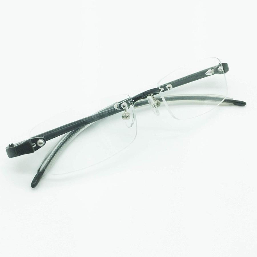 老眼鏡 軽い リーディンググラス 枠なし 弾性 柔らかい メガネ メンズ レディース 小物 |  | 03