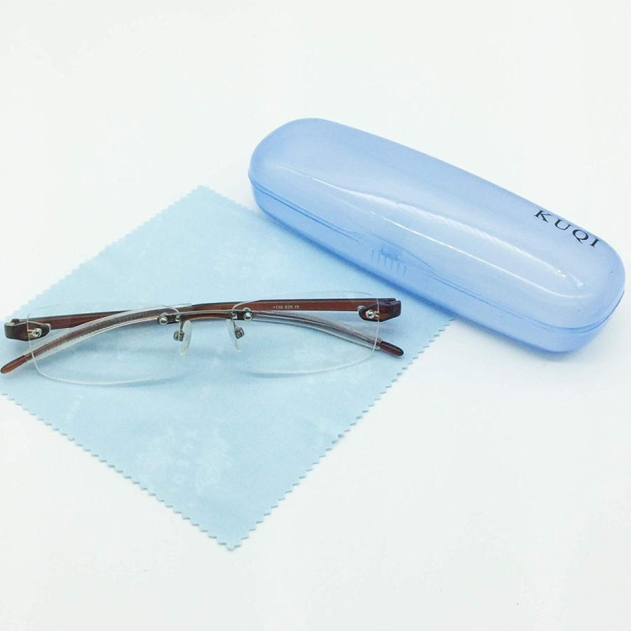 老眼鏡 軽い リーディンググラス 枠なし 弾性 柔らかい メガネ メンズ レディース 小物 |  | 05