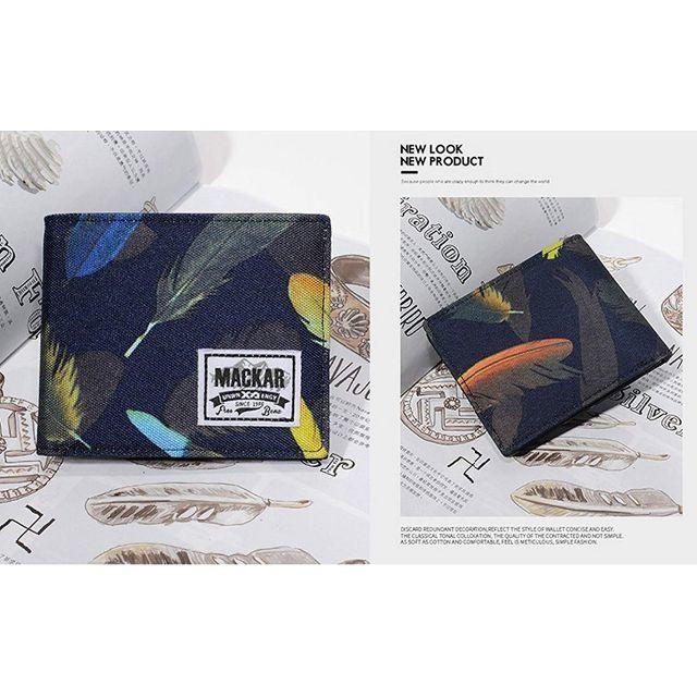 2つ折り財布 メンズ 羽毛 財布 フェザー ウォレット おしゃれ 小物 |  | 02