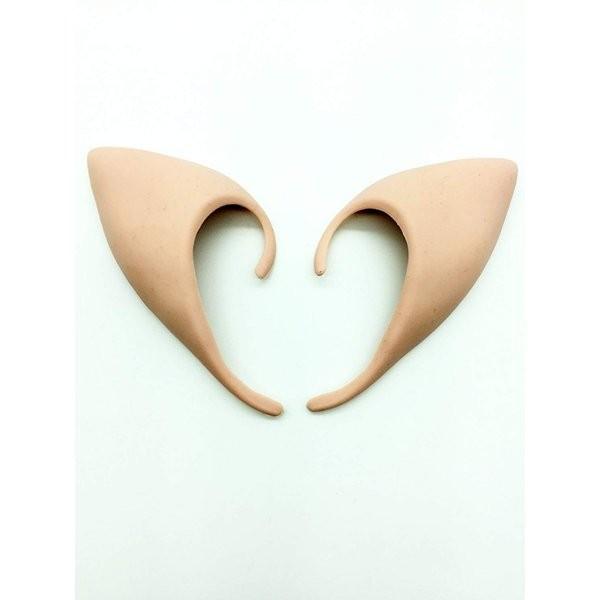 エルフ耳 コスプレ 天使 精霊 魔女 妖怪 仮装 つけ耳 左右2個セット パッケージあり 4色 肌色 夜光色 赤色 緑色 |  | 11