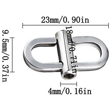 バッグチェーン 調節バックル ショルダー 長さ調節用 アクセサリー 美観 ステンレス 2個セット(3色) |  | 07