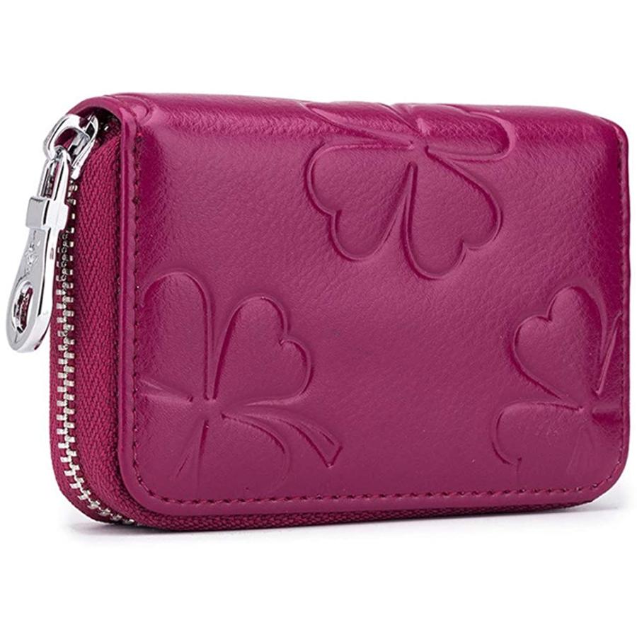 カードケース 本革 大容量 じゃばら スキミング防止 RFID カード 16枚収納 小銭も入る カード入れ ミニウォレット 全5色 |  | 01