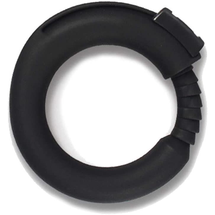 仮性包茎リング ペニスリング コックリング サイズ調整可能 シリコン 男性用 メンズ ブラック 乳白色 |  | 01