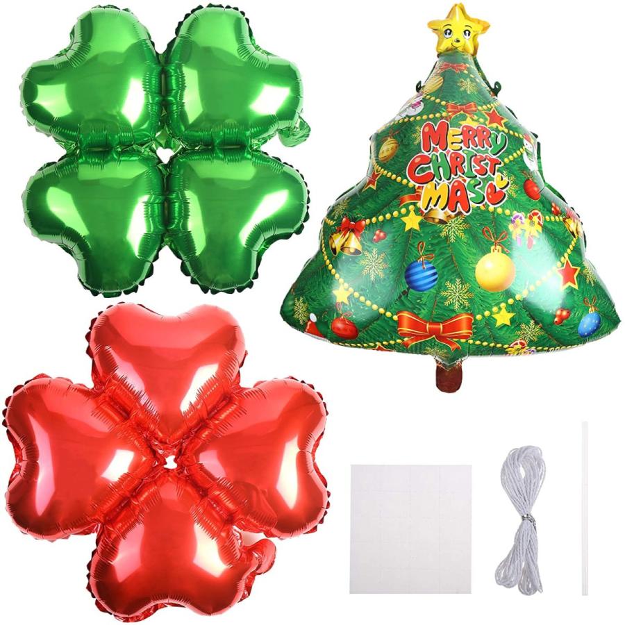 クリスマスツリー アルミバルーン 風船 デコレーショ 四つ葉 豪華 飾り付け パーティー 仮装 学園祭 文化祭 小道具 ホームデコレーション用小物 |  | 04
