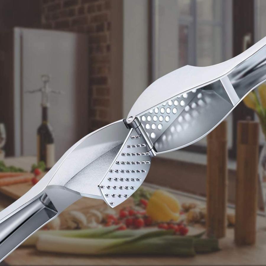 ガーリックプレス 1−3個用 ガーリック プレス ガーリッククラッシャー にんにく絞り ガーリック絞り みじん切り器 ブレスケア 生姜 |  | 03