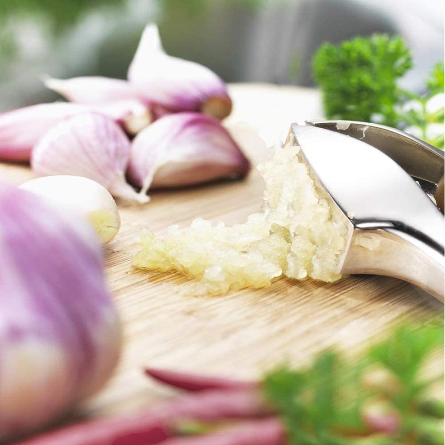 ガーリックプレス 1−3個用 ガーリック プレス ガーリッククラッシャー にんにく絞り ガーリック絞り みじん切り器 ブレスケア 生姜 |  | 06