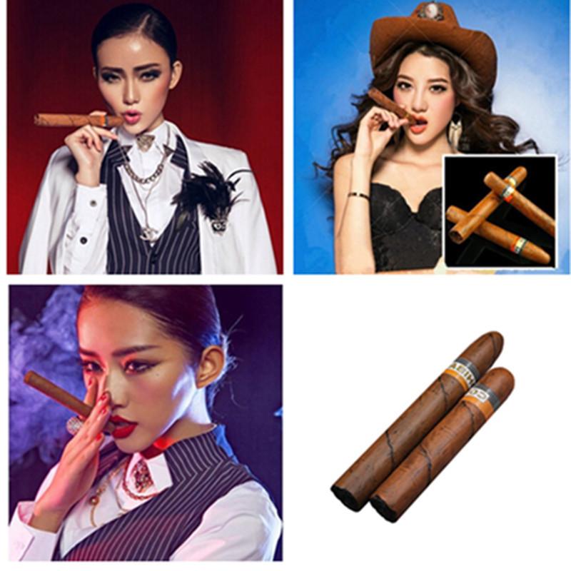 イタズラ葉巻タバコ シガー お金持ち ボス おもちゃ小道具（長さ13cm） |  | 03