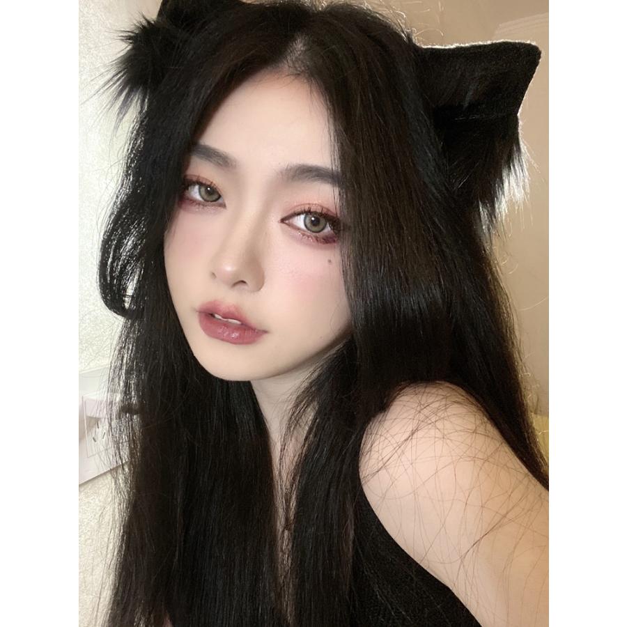 猫耳 狐耳 ヘアピン クリップ 可愛い かわいい ねこ きつね みみ コスプレ 左右2個セット 3色 |  | 07