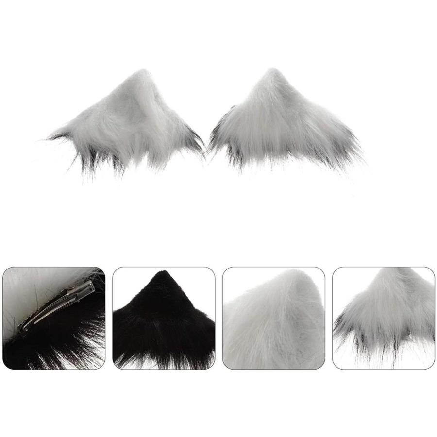 猫耳 狐耳 ヘアピン クリップ 可愛い かわいい ねこ きつね みみ コスプレ 左右2個セット 3色 |  | 11