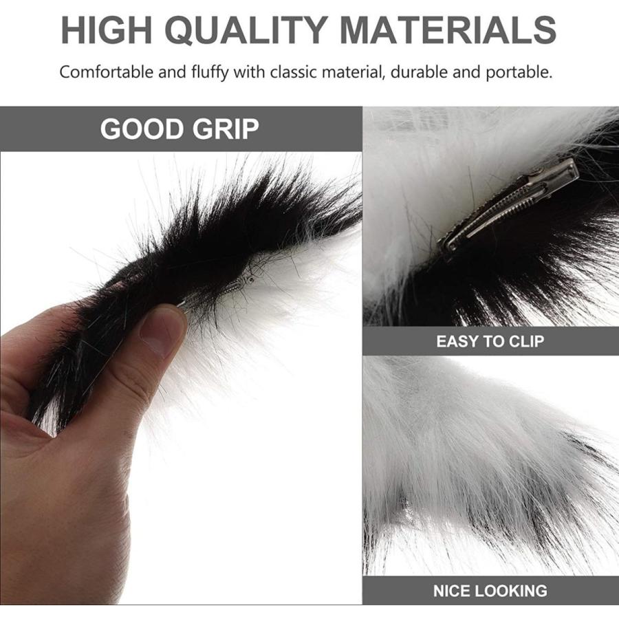 猫耳 狐耳 ヘアピン クリップ 可愛い かわいい ねこ きつね みみ コスプレ 左右2個セット 3色 |  | 12