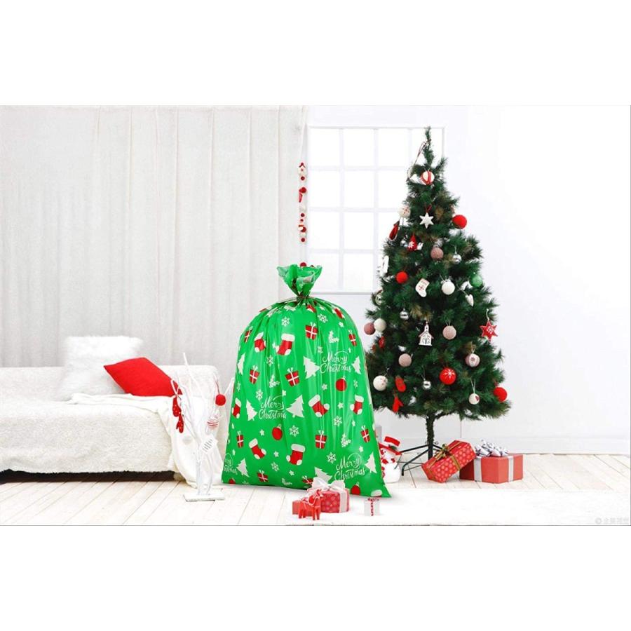 クリスマス ギフトバッグ 920×1120mm クラフトカード付 プレゼント入り袋 家族 贈り物 人形入れ物 サンタク袋 Christmas 3枚入り |  | 07