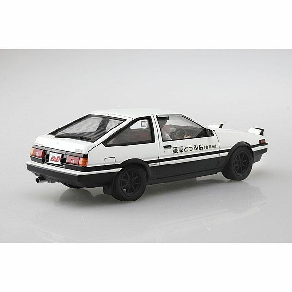 イニシャルD プラモデル AE86トレノ ドライバーフィギュア付 頭文字