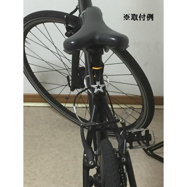 リアライト 自転車 COB ハート スター サークル クロスボーン 防水
