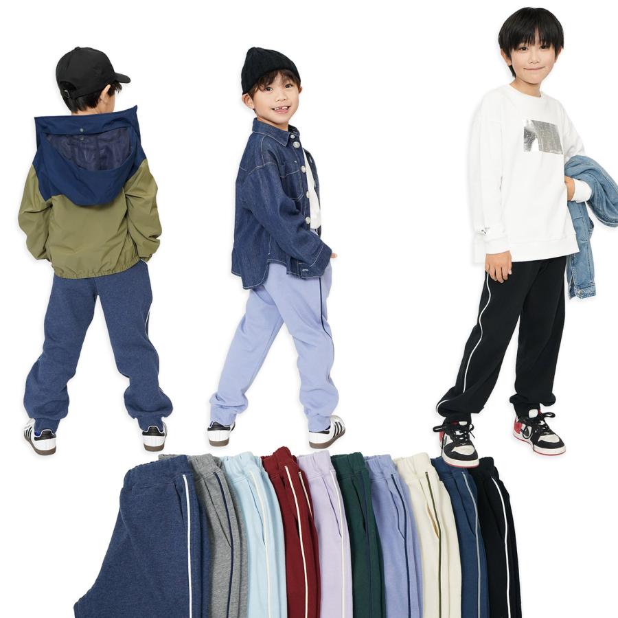綿100% スウェット ラインパンツ ロングパンツ パンツ ボトム ズボン