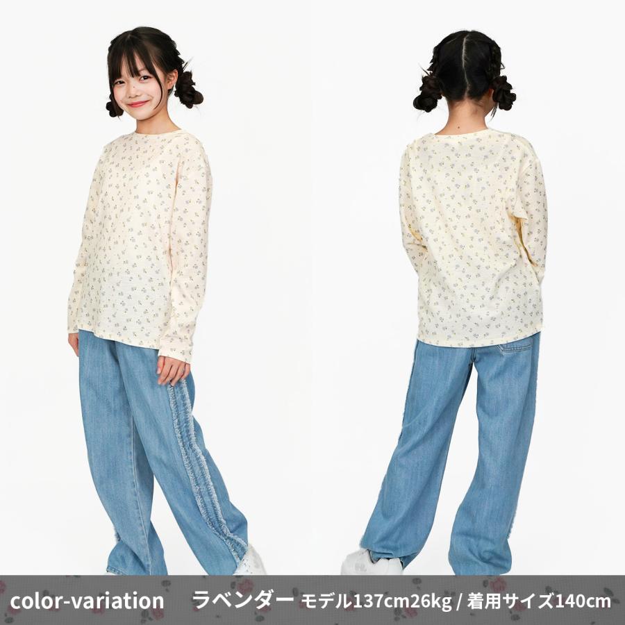 長袖Tシャツ 花柄 リバティ リバティ長袖Tシャツ 子供服 キッズ 女の子 