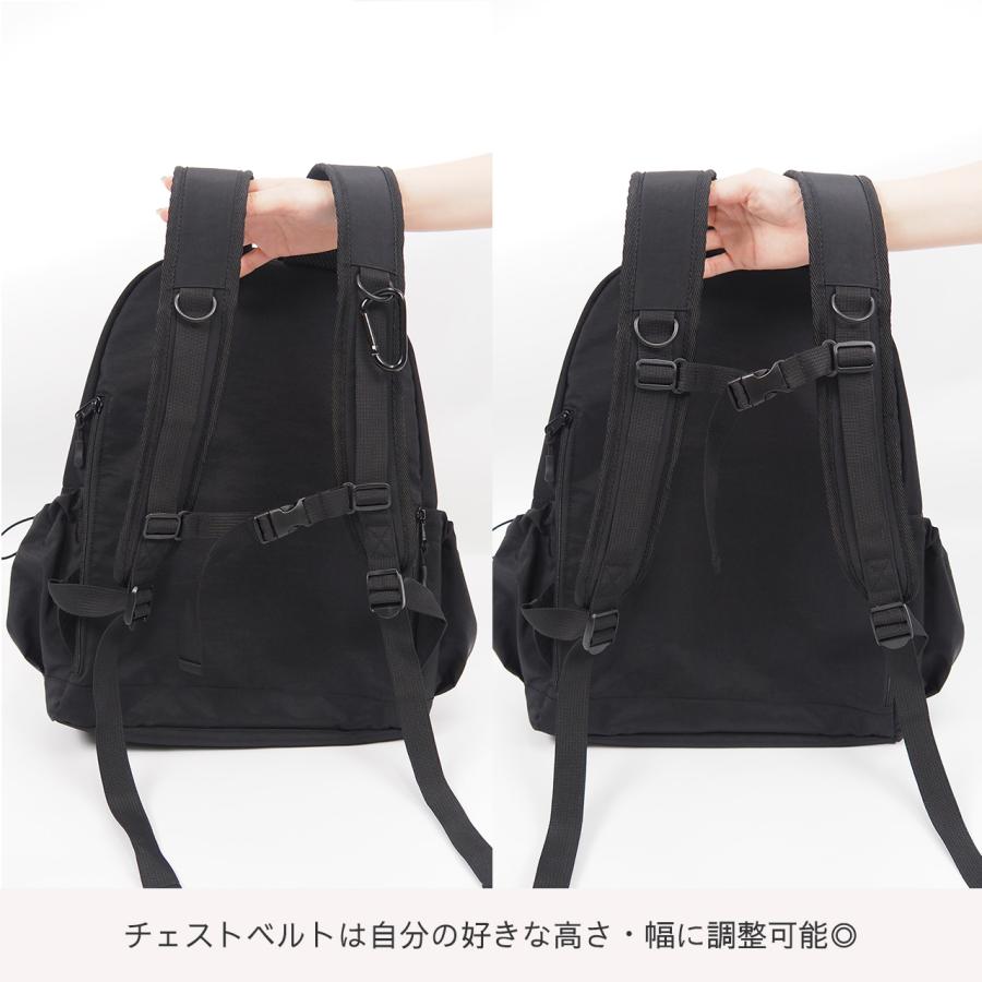 リュック マザーズバッグ 上下 2層 デイリーバッグ バッグパック