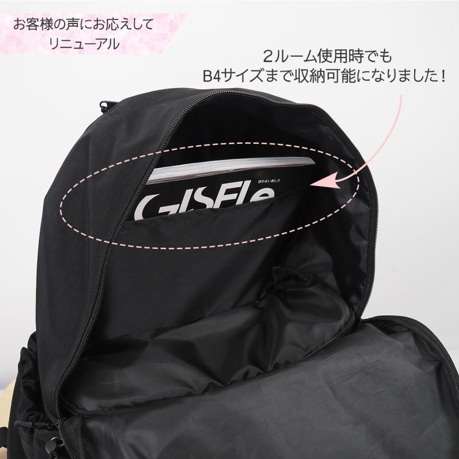 リュック マザーズバッグ 上下 2層 デイリーバッグ バッグパック