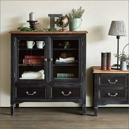 シャビーテイスト 木製 キャビネット 80cm 幅80 完成品 無垢 シャビー ヴィンテージ ビンテージ アジアン カントリー レトロ お洒落 おしゃれ アンティーク 家具と雑貨 Cicak Tokek 通販 Yahoo ショッピング