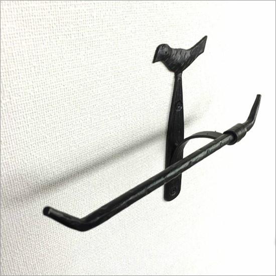 アイアン トイレットペーパーホルダー バード ロートアイアン トイレ収納 インド カントリー ヴィンテージ インダストリアル 手作り 家具と雑貨 Cicak Tokek 通販 Yahoo ショッピング