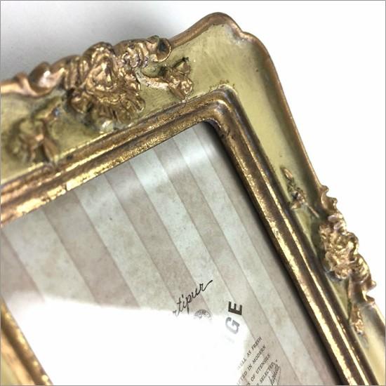 アンティーク写真スタンド フォトフレーム レクタングルエンボスフォトフレーム ポストカード KG