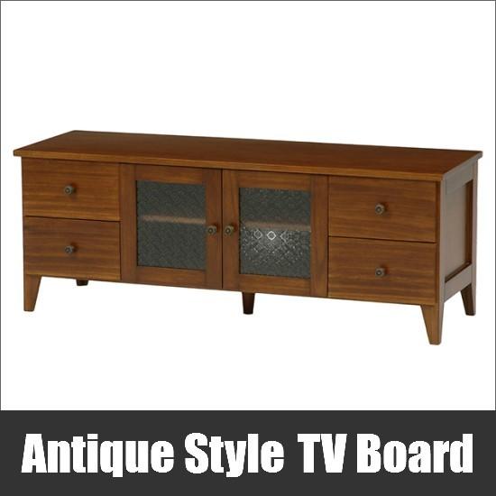 花柄飾りガラス レトロ 木製 Tvボード 1cm 完成品 無垢 Tv台 アジアン カントリー お洒落 アンティーク ローボード テレビ台 おしゃれ 家具と雑貨 Cicak Tokek 通販 Yahoo ショッピング