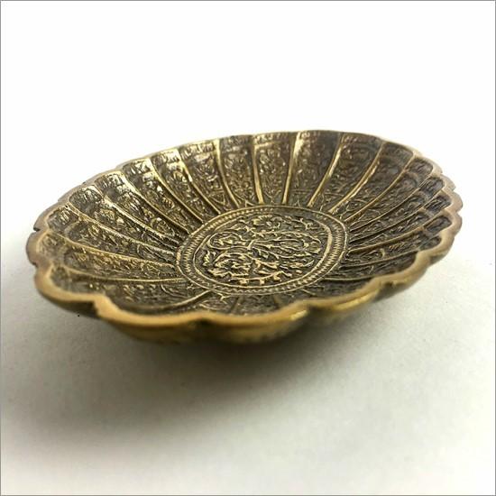 ブラス オーバル トレイ アンティークゴールド 真鍮 トレー 小物入れ