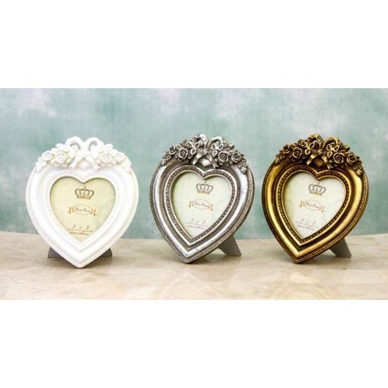 メール便対応可 アンティーク フォトフレーム ハート ホワイト 白 壁掛け 写真立て フレーム アンティークホワイト おしゃれ お洒落 レトロ Akz 家具と雑貨 Cicak Tokek 通販 Yahoo ショッピング