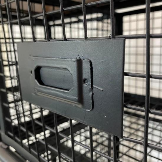 縦型 スチールチェスト 3杯 - カーゴ 木 スチール メッシュ 引出し チェスト 縦型 3杯 おしゃれ 3段 引出し