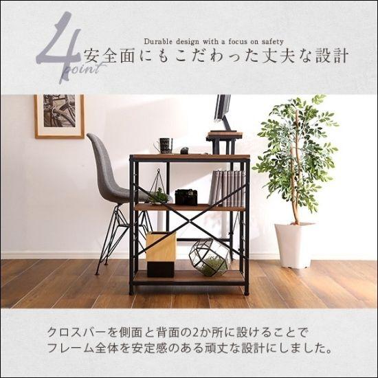 木目調 L字 デスク 幅110cm 机 奥行60 パソコンデスク モニター台 収納