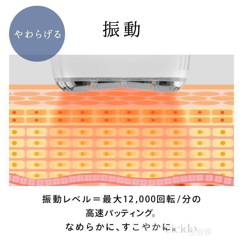 美顔器 EMS 毛穴ケア リフトアップ効果 ラジオ波 led 美顔器 フェイシャルネックケアリフ 電動かっさ かっさ美顔器 振動 温熱 全身マッサージ プレゼント｜cicido｜09