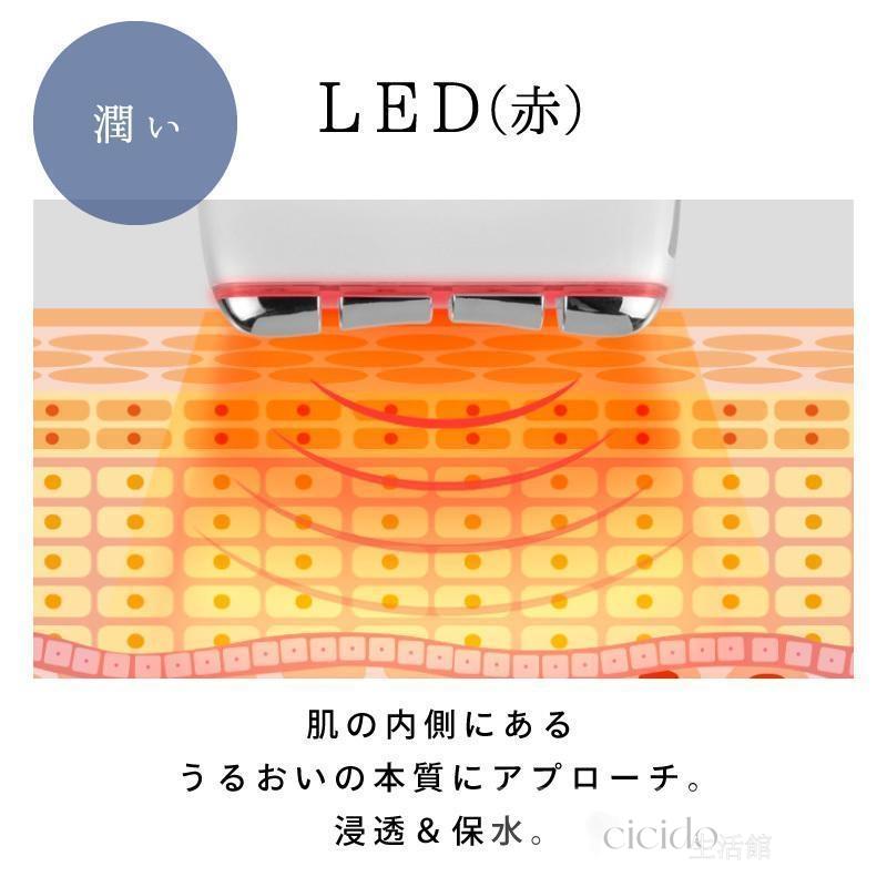 美顔器 EMS 毛穴ケア リフトアップ効果 ラジオ波 led 美顔器 フェイシャルネックケアリフ 電動かっさ かっさ美顔器 振動 温熱 全身マッサージ プレゼント｜cicido｜10