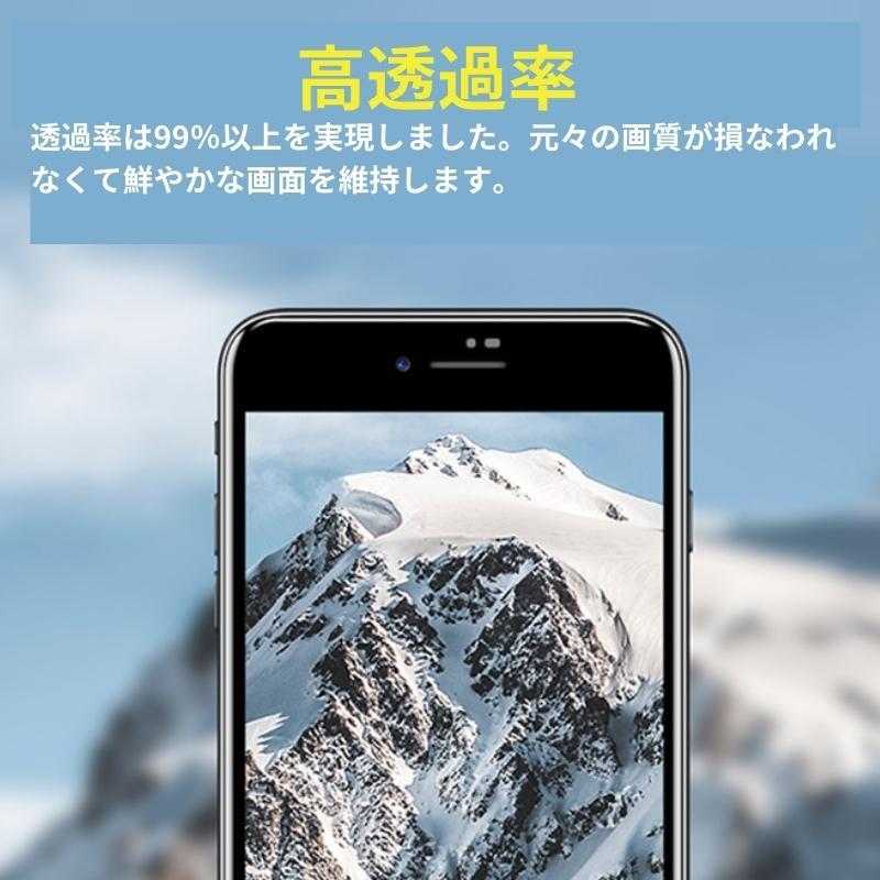 iPhone 15Pro 360度 覗き見防止 フィルム 強化ガラス ガラス 保護フィルム アイフォン 光沢 指紋防止 15 Pro｜ciel-phonegoods｜10