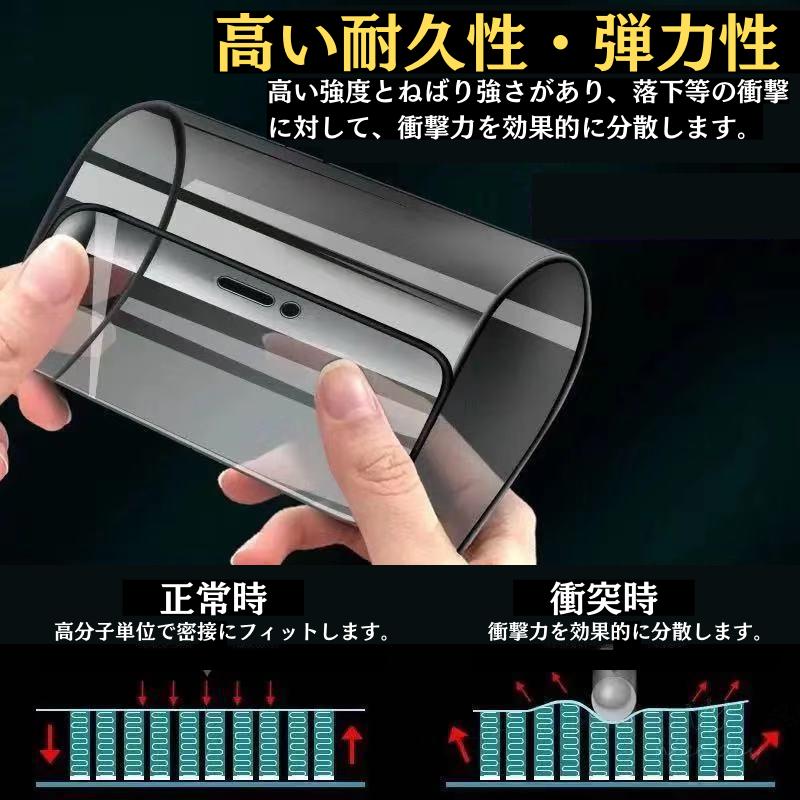 iPhone 15Plus セラミック ブルーライトカット アンチグレア フィルム 割れない 非光沢 さらさら 反射防止 15 Plus｜ciel-phonegoods｜03