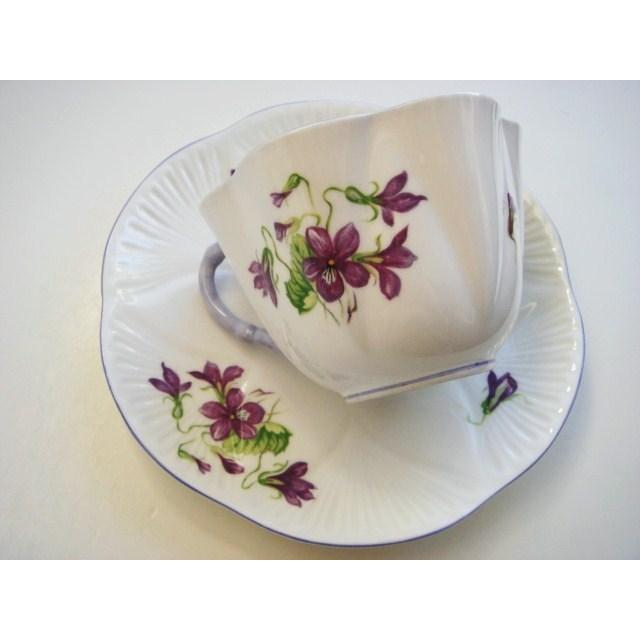 本文参照 シェリー Shelley パンジー カップ＆ソーサー 美品 イギリス Shelley シェリー Rose Pansy Forget me not 薔薇
